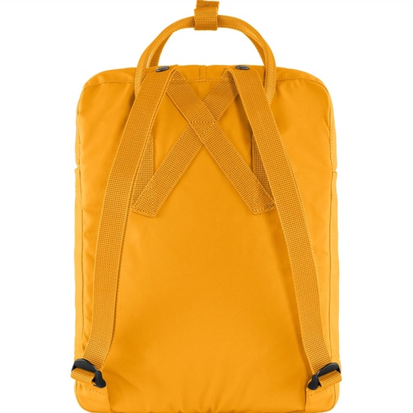 Fjällräven bright yellow Kanken unisex backpack NWT - Picture 2 of 7